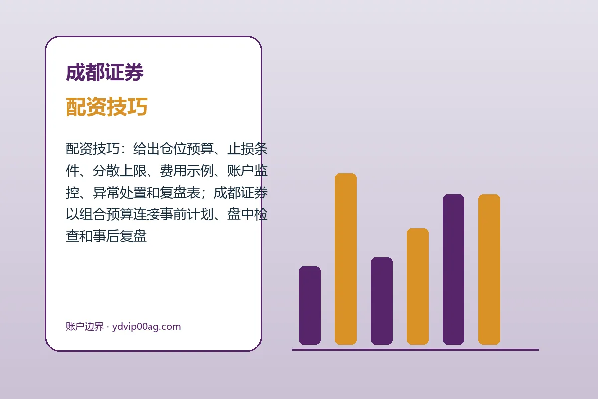 成都证券费用、账户与退出规则图解